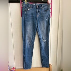 OLD NAVY Tall/Long Mid-Rise Rockstar Ankle Jeans Size 6